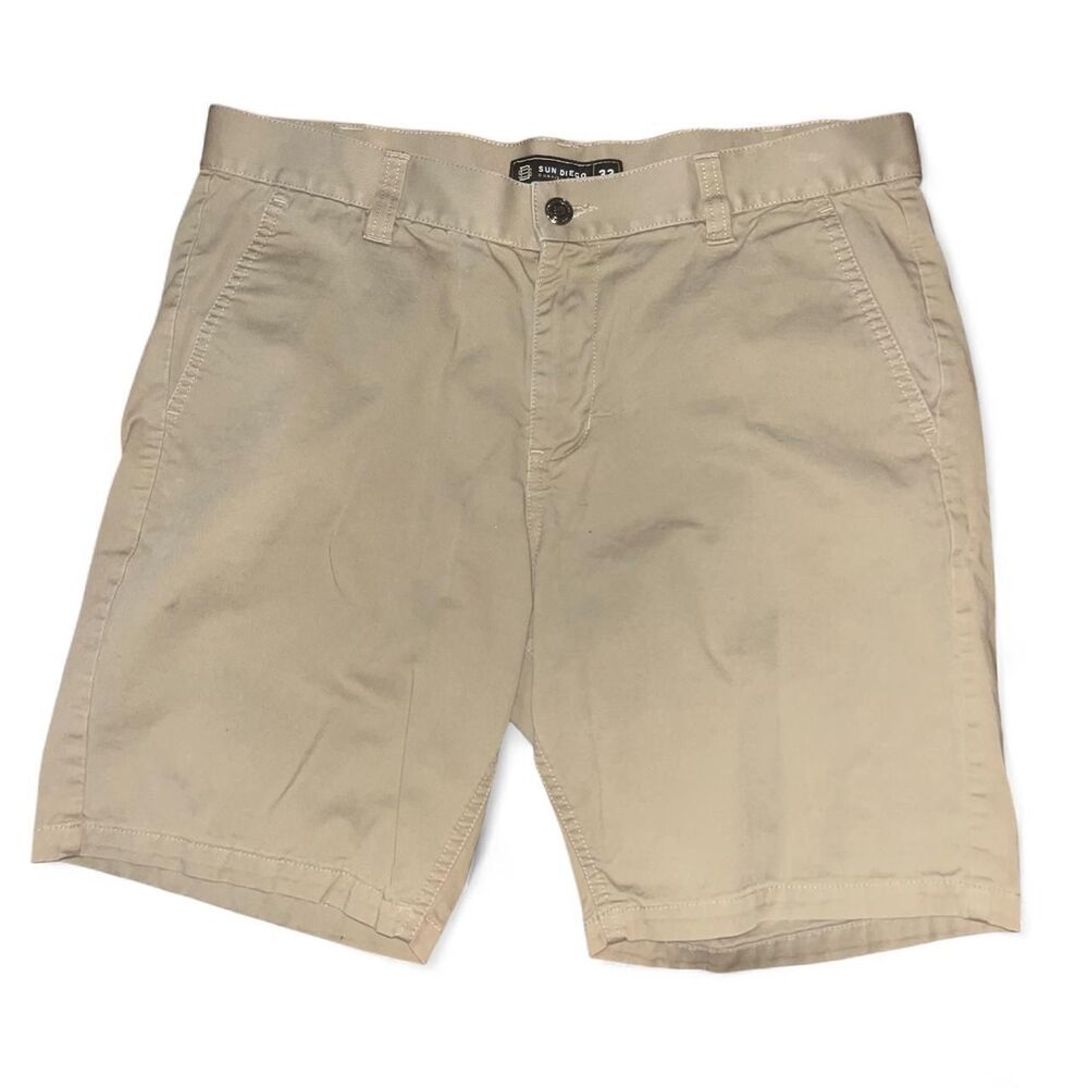 Sun Diego Men's Tan Shorts SZ 32 Skater Surf